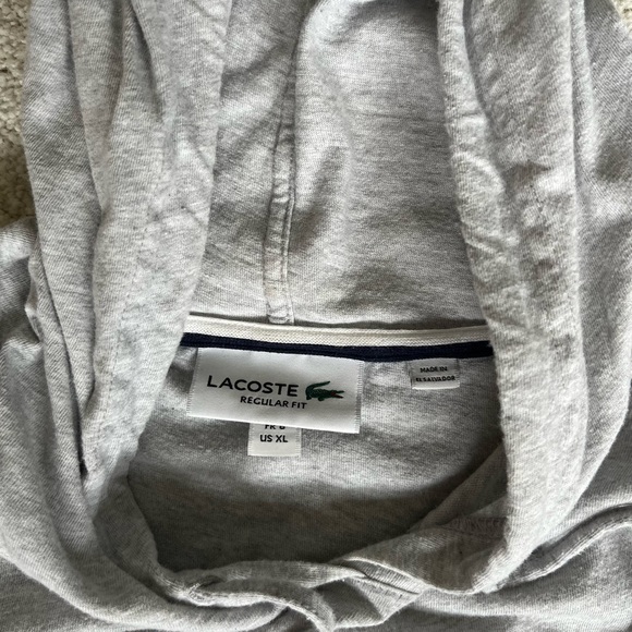 Lacoste Hooded Cotton Jersey T-shirt - Picture 4 of 5